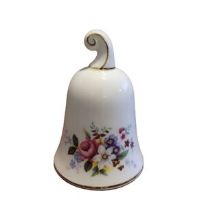 ROYAL Albert China Bell Made for Danbury Mint floral bell